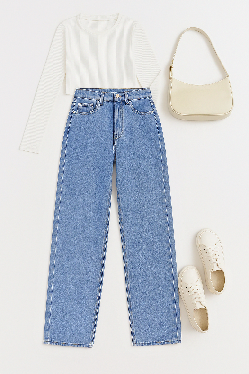 High rise jean