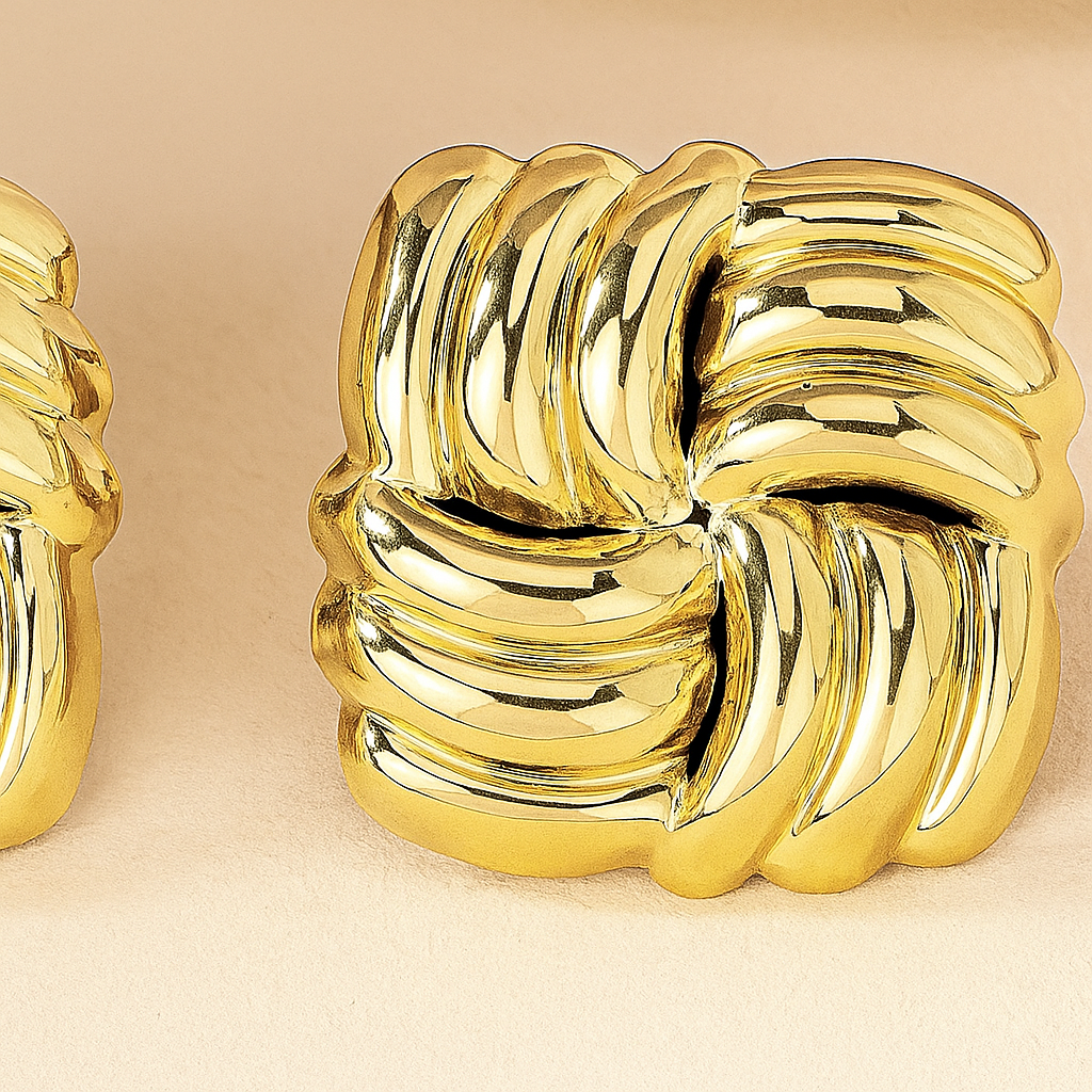 Cordelle knot earrings