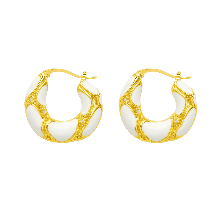 Gild curve earrings