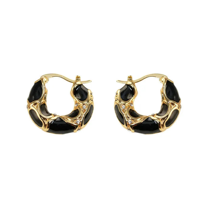 Gild curve earrings