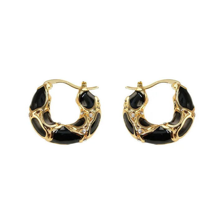 Gild curve earrings