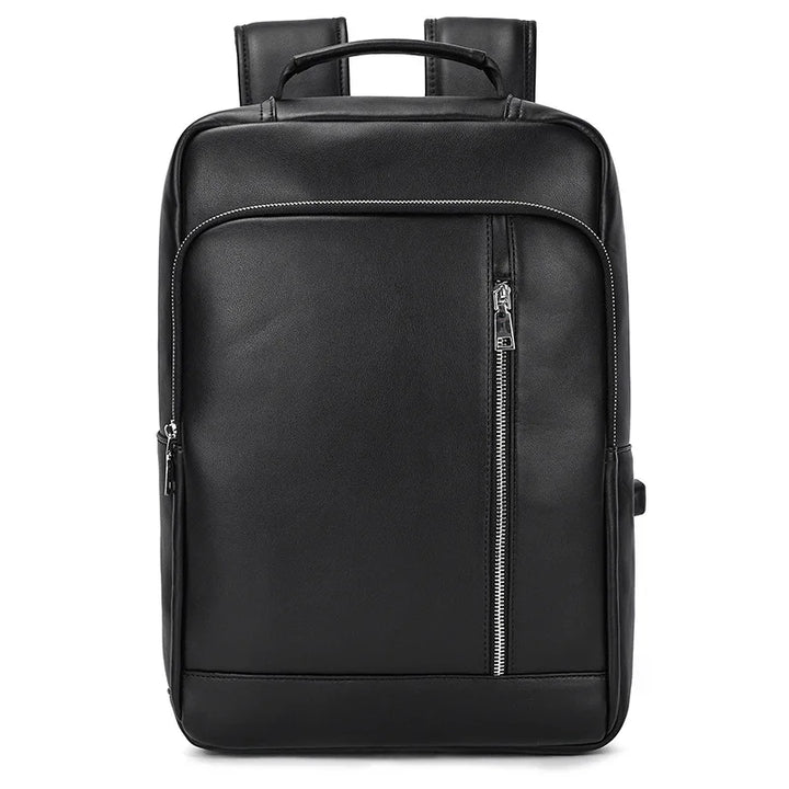 Leather backpack