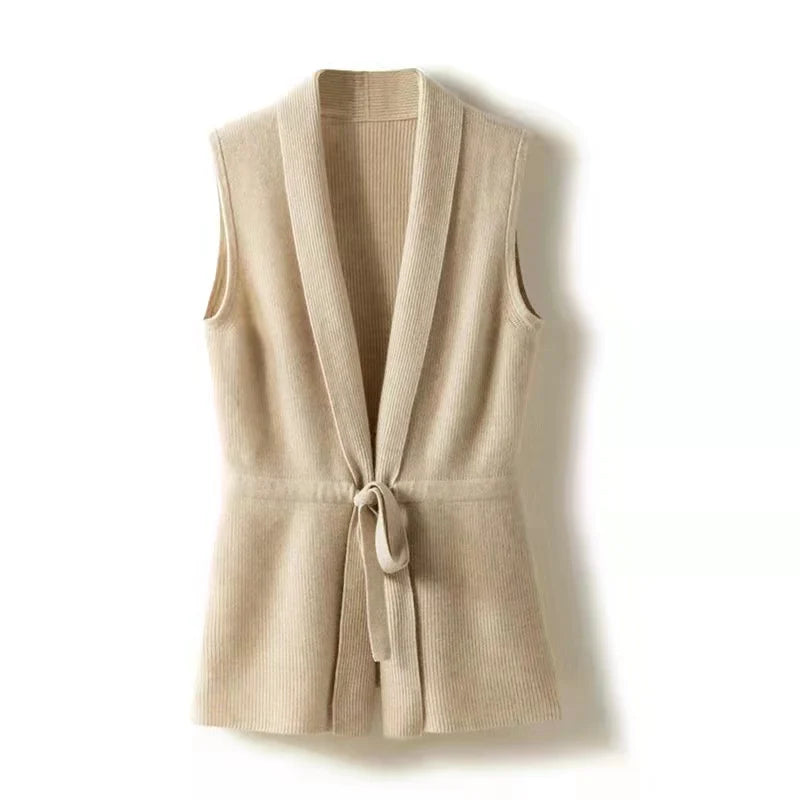 Wrap tie vest