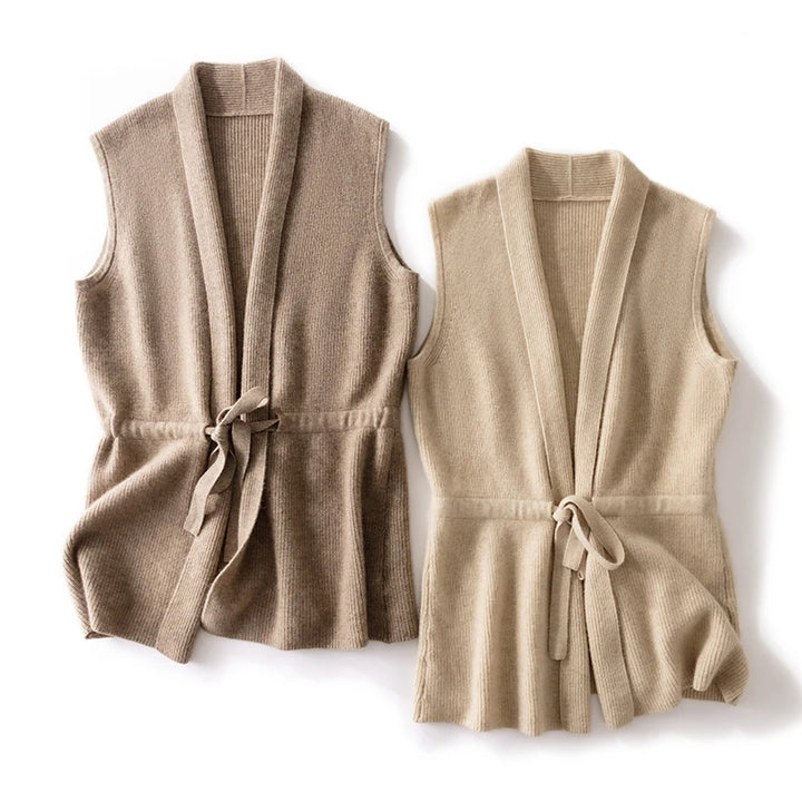 Wrap tie vest