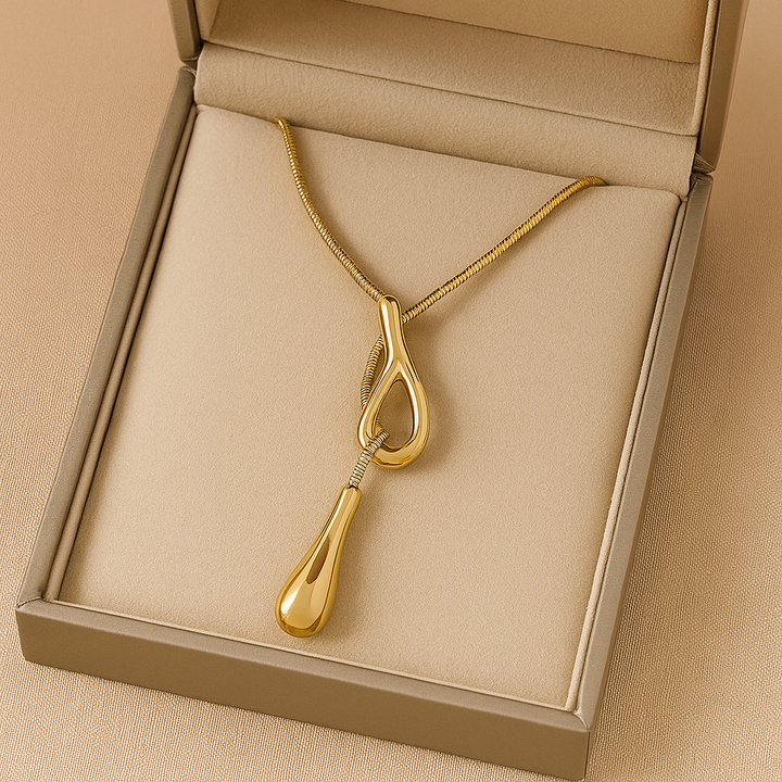 Raindrop necklace