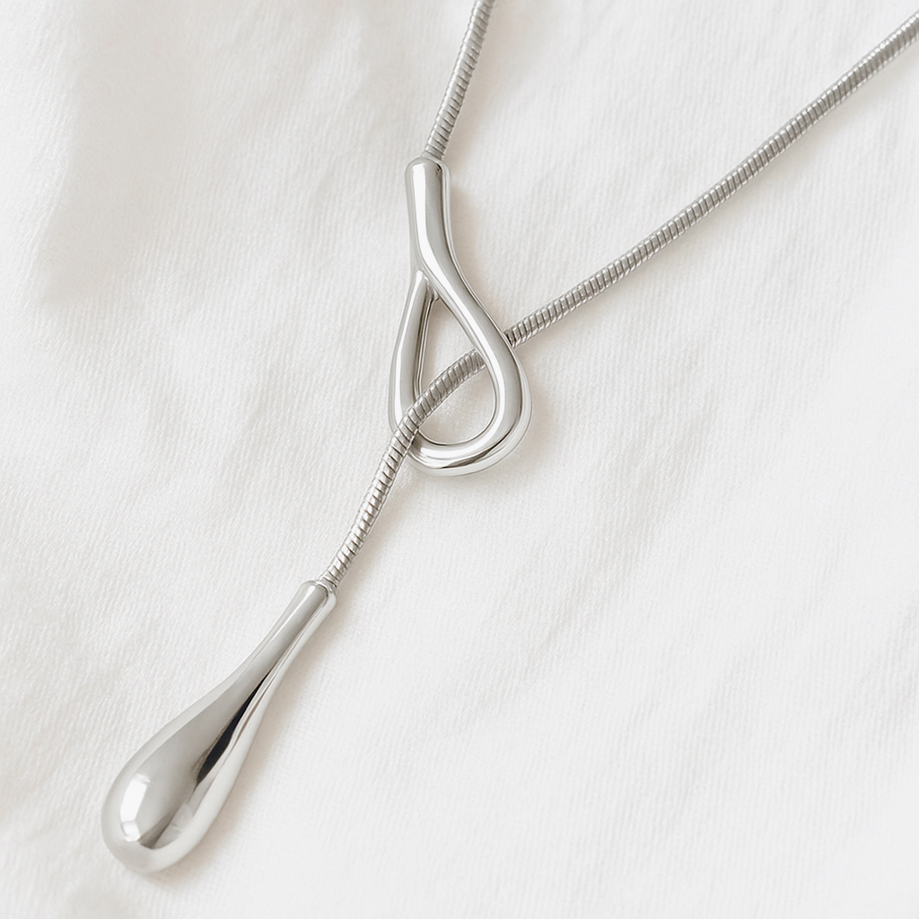 Raindrop necklace