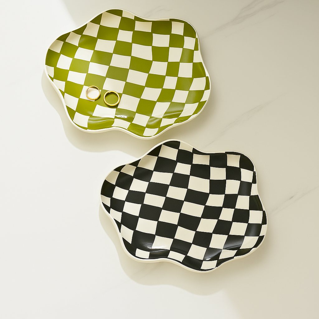 Waved dish